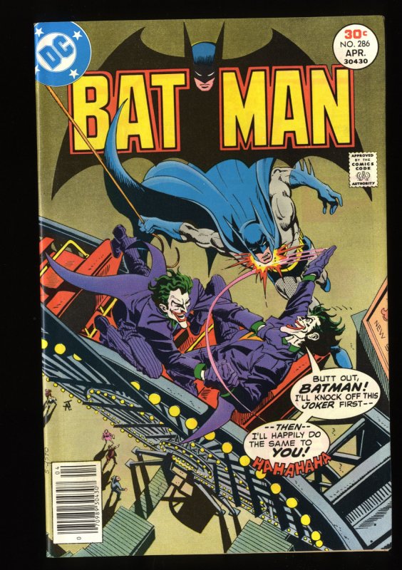 Batman #286 NM 9.4 Joker Cover!