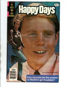 Happy Days #6 newsstand Last Issue - Ritchie Photo Cover - Gold Key - 1979 - FN 