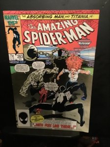 The Amazing Spider-Man #283 (1986) High-grade Titania,  AbsorbingMan NM- wow!