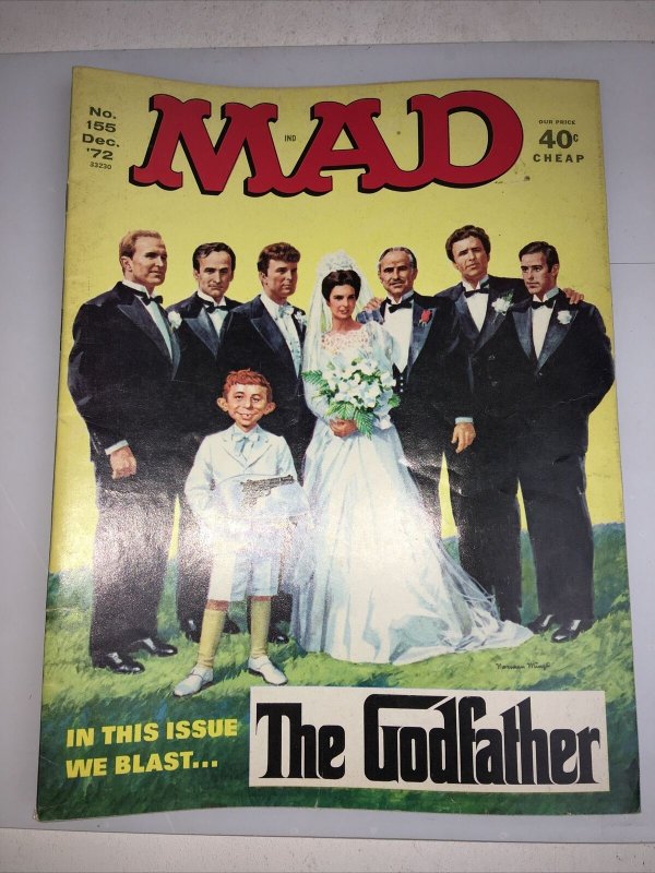 Mad Magazine Dec 1972 No. 155 The Godfather