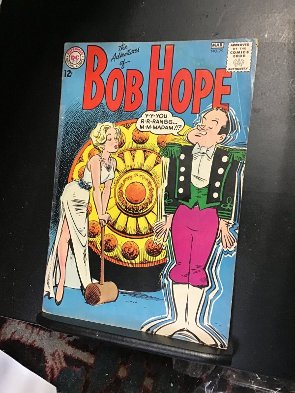 Adventures of Bob Hope #79 (1963) Butler Bob! Large Gong cover! VG+