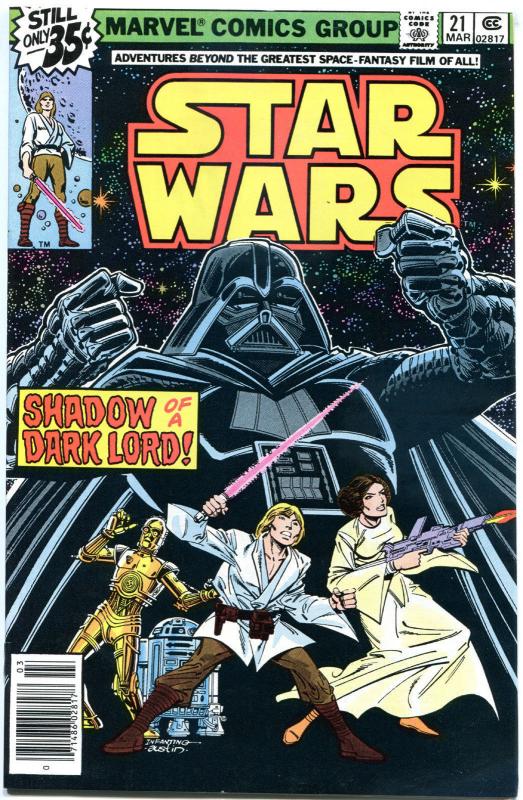 STAR WARS #21, VF/NM, Luke Skywalker, Darth Vader, 1977, more SW in store