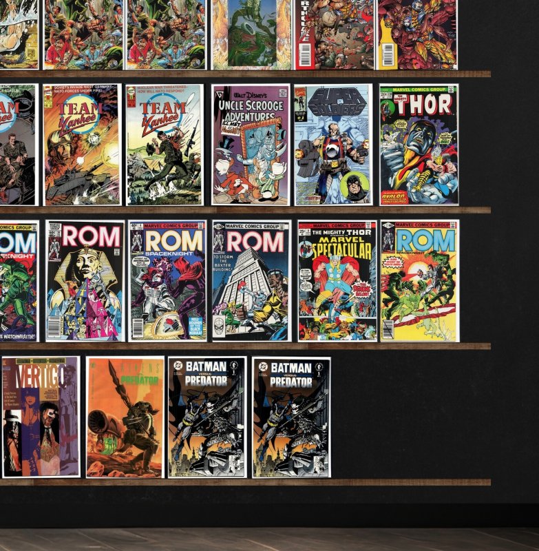 Huge Lot 140+ Comics with Rom, Warlord, Turok, Dinosaur Hunter & More!