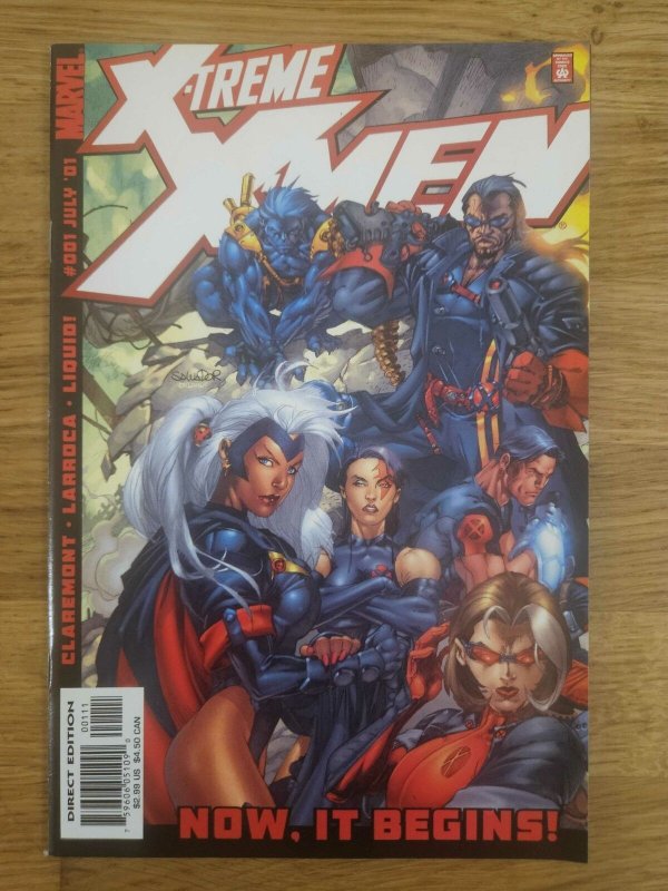 X-Treme X-Men #1 (Marvel, 2001 series) First Appearance of X-treme X-Men
