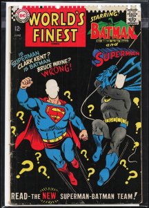 World's Finest Comics #167 (1967) Superman and Batman and Robin