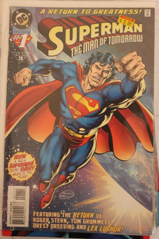 Superman the Man of Tomorrow 1 NM