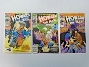 Howard The Duck set #1 to #3 - average 6.0 - 1986