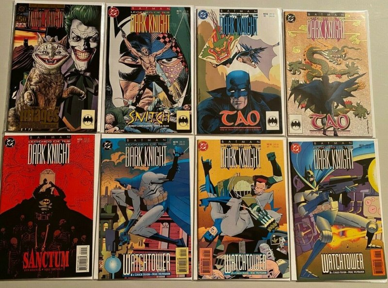 Batman legend of the dark knight comic lot run from:#50-99 avg 8.5 VF+ (1993-97)