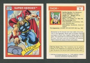 1990 Marvel Comics Card  #18 ( Thor )  NM