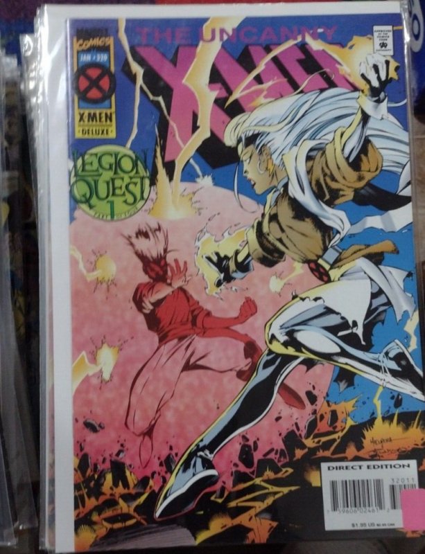 UNCANNY X-MEN # 320  1995 MARVEL   DELUXE edition  legion quest pt 1