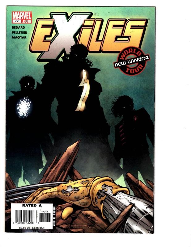 5 Exiles Marvel Comic Books # 71 72 73 74 75 X-Men Daken House of M Blink BH31