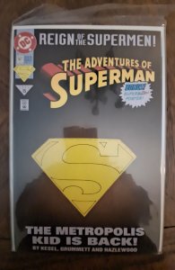 Adventures of Superman #501 Die-cut cover (1993) Superboy 