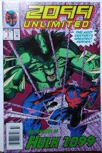 2099 Unlimited #1 (1993) Newsstand Edition 1st Hulk 2099 NM++