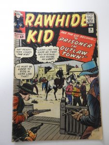 The Rawhide Kid #36 (1963) GD Condition rust bottom staple