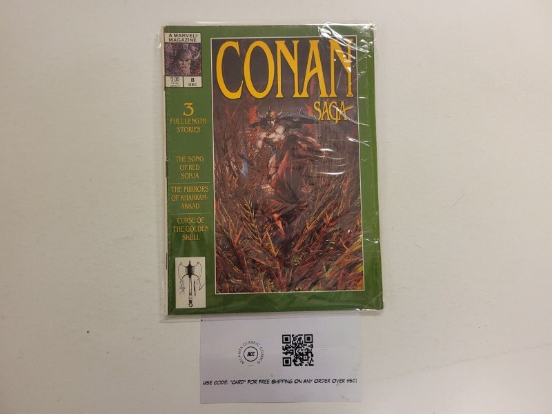 Conan Saga #8 VF Marvel Comics Magazine 10 TJ24