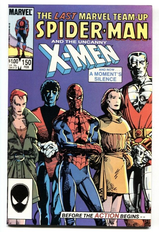 Marvel Team-up #150 comic book X-Men Spider-man last issue