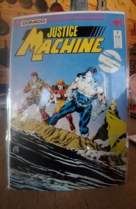 Justice Machine #5 Newsstand Edition (1987)