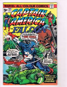 Captain America # 185 VF/NM Marvel Comics Falcon Avengers Zemo Black Widow J29