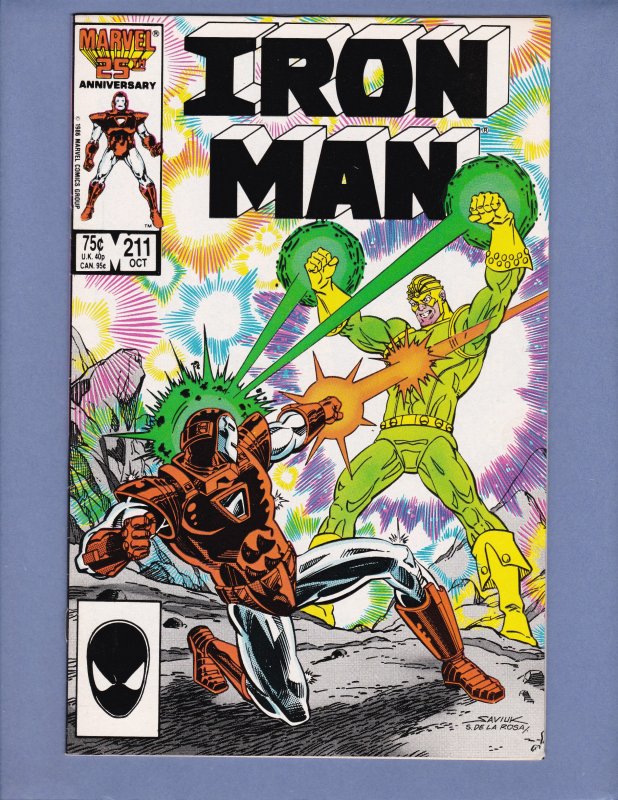 Iron Man #211 VF/NM Marvel 1986