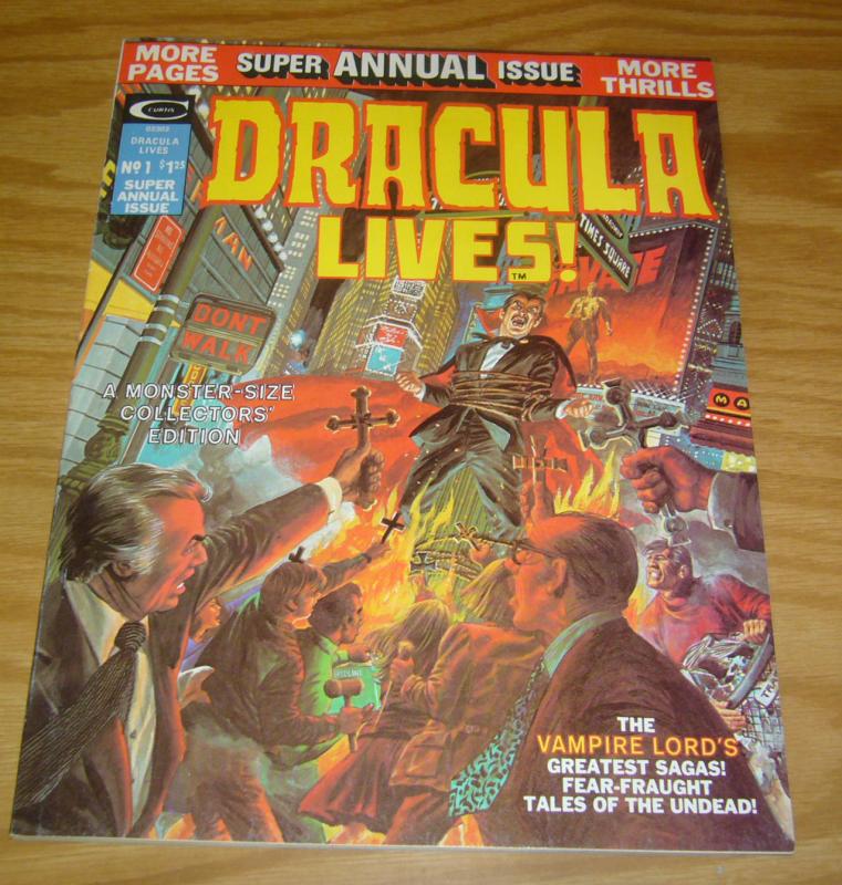 Dracula Lives! Annual #1 VF neal adams - marv wolfman - roy thomas - marvel 1975