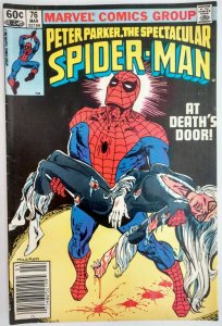Peter Parker, Spectacular Spider-Man #76 RARE MARK JEWELERS EDITION