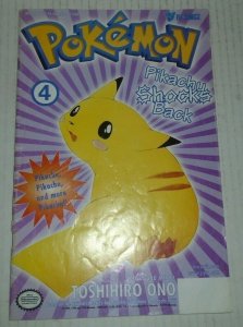 Pokemon # 4 Pikachu Shocks Back 1999 Viz