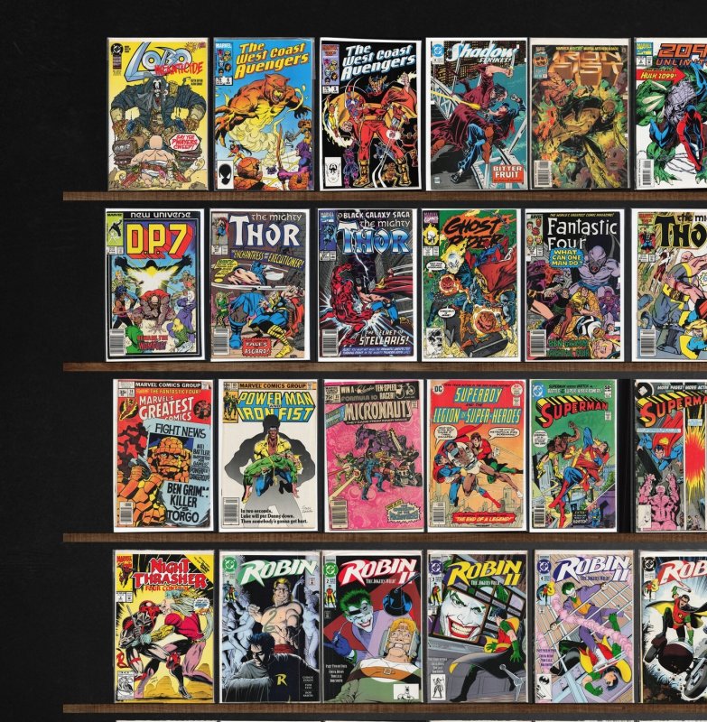 Huge Lot 150+ Comics with The New Warriors, The Transformers & More!