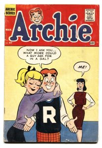 Archie #117 1961-COMIC BOOK-Betty-Veronica- G+