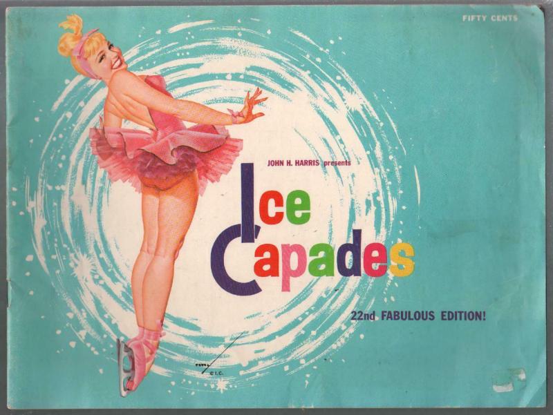 Ice Capades Program Book 1964-Georg petty pin-up girl cover-VG