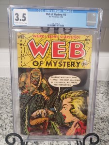 Web of Mystery #15 CGC 3.5