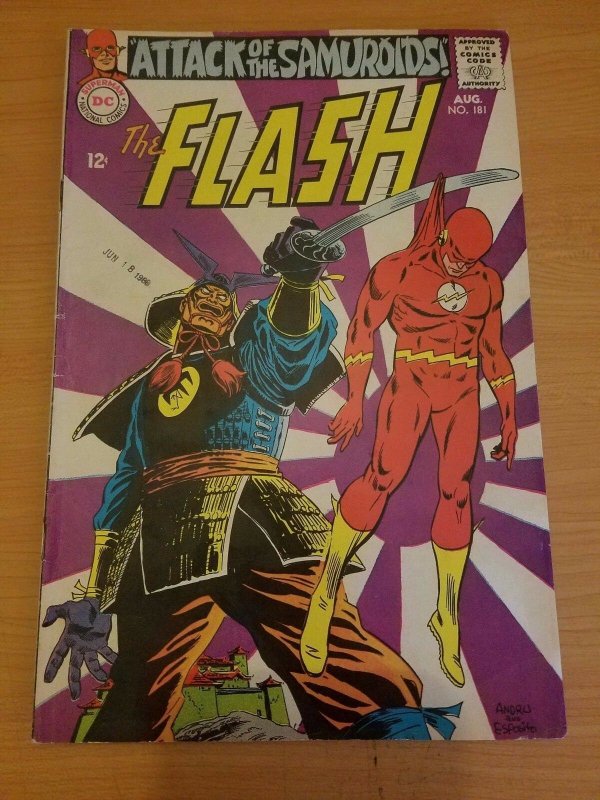 The Flash #181 ~ FINE - VERY FINE VF ~ (1968, DC Comics)