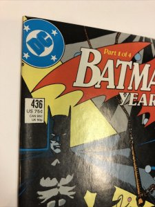 Batman (1989) # 436 (VF/NM) Signed Pat Broderick w/certificate