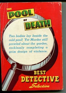 Best Detective #5 1942-Atlas-skull-Norman Saunders?-Pool Of Death-Patrick-VG+ 