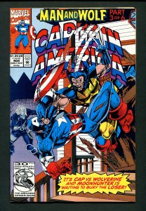 Captain America #404 ( 7.5 VFN-)  Mark Gruenwald / August 1992