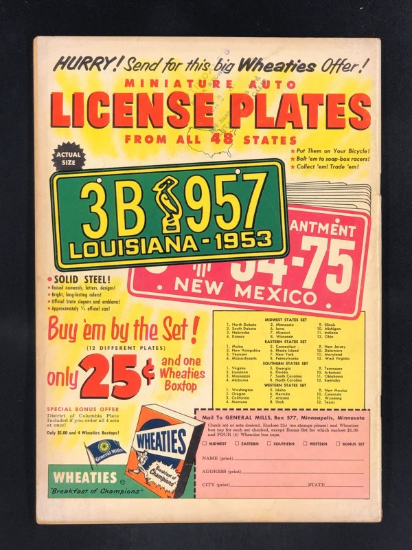 Edgar Rice Burroughs' Tarzan #46 (1953) VG/FN