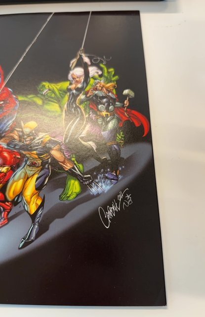 Marvel Comics #1000 (2019) virgin Scott Campbell variant/Small crease