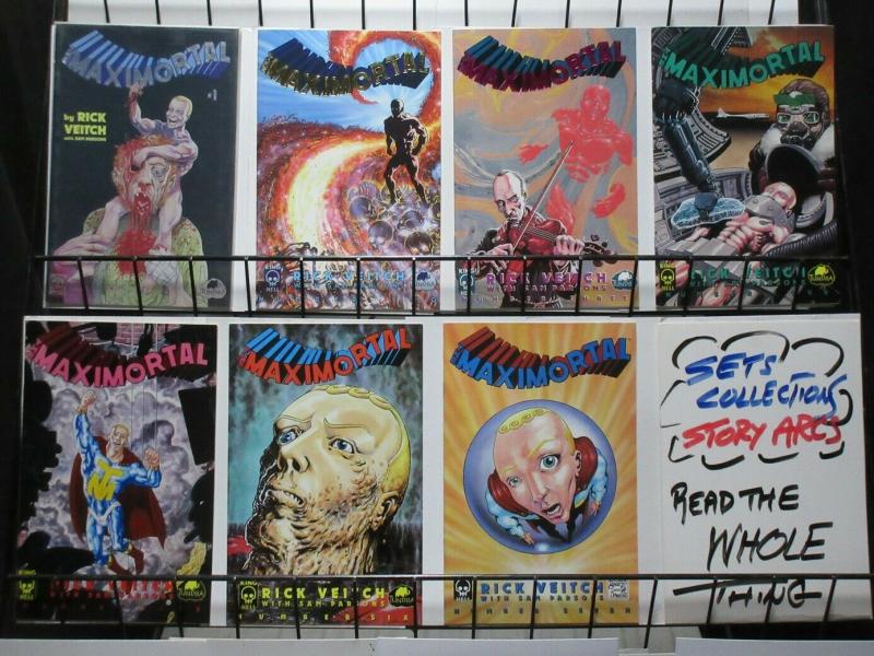 MAXIMORTAL 1-7  Rick Veitch Superman on acid !