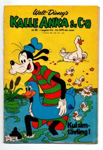 Walt Disneys Kalle Anka & C:O #32 - Swedish Language - Mickey Mouse -1975- GD/VG