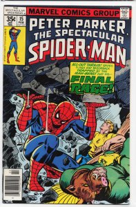The Spectacular Spider-Man #15 (1978) Spider-Man