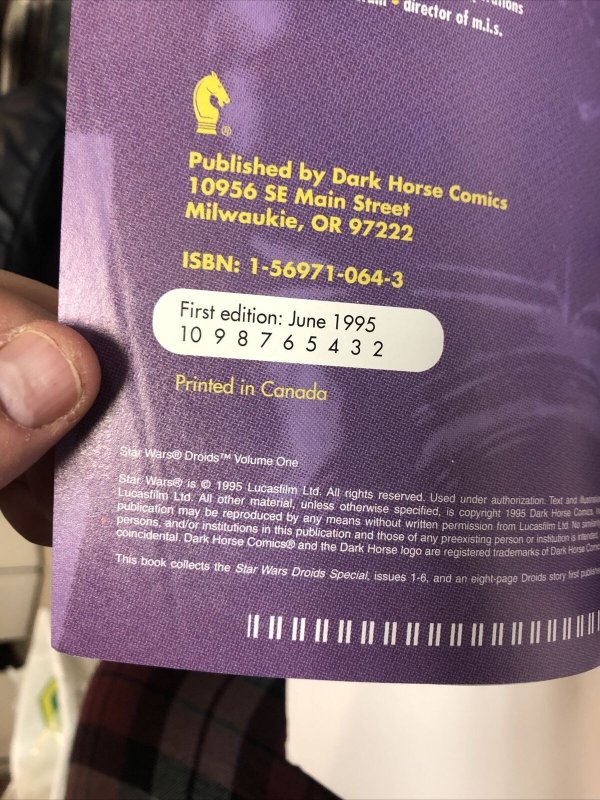 Star Wars Droids Kalarba Adventures TPB (1995)(NM) | 1st EdItion | Low Print OPP