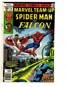 5 Marvel Team-Up Comic Books # 70 71 73 74 75 Spider-Man Thor Daredevil WT8