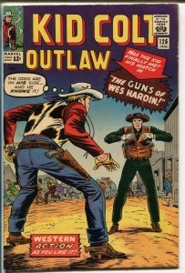 KID COLT OUTLAW #126-1966-MARVEL-WES HARDIN-vf minus