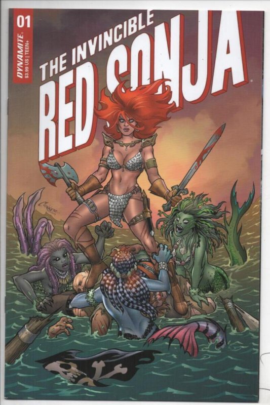 Invincible RED SONJA #1 A, VF/NM, She-Devil, Conner, more RS in store 2021