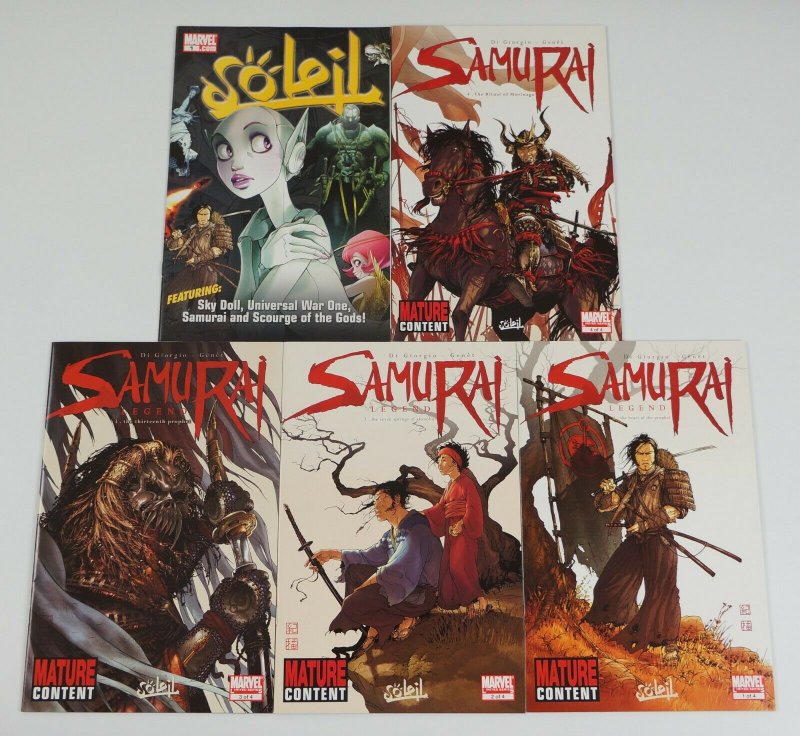 Samurai: Legend #1-4 VF/NM complete series + soleil sampler marvel comics 2 3