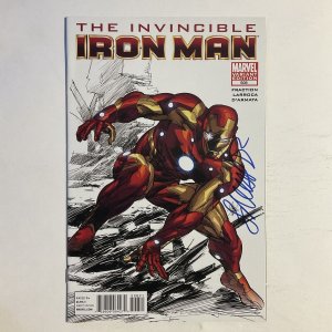 Invincible Iron Man 508 2011 Signed by Salvadore Larroca Variant Marvel Nm