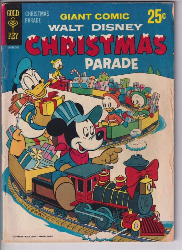 WALT DISNEY CHRISTMAS PARADE #5 (Nov 1966) GVG 3.0 see description.