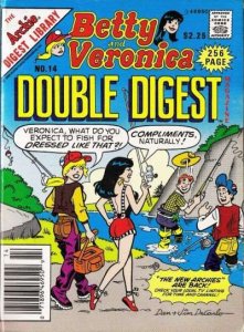 Betty and Veronica Double Digest #14 FN ; Archie | fishing