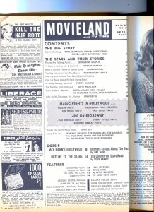 Movieland And TV Time-Barbara Parkins-Sean Connery-David McCallum-Sept-1965