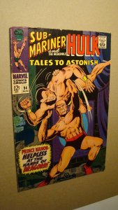 TALES TO ASTONISH 94 HULK SUB-MARINER VS HIGH EVOLUTIONARY DRAGORR 1967 MARVEL