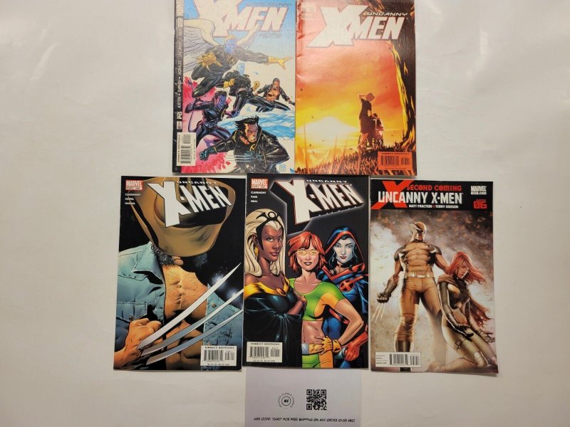 5 Uncanny X-Men Marvel Comic Books #410 413 448 452 524 12 TJ7